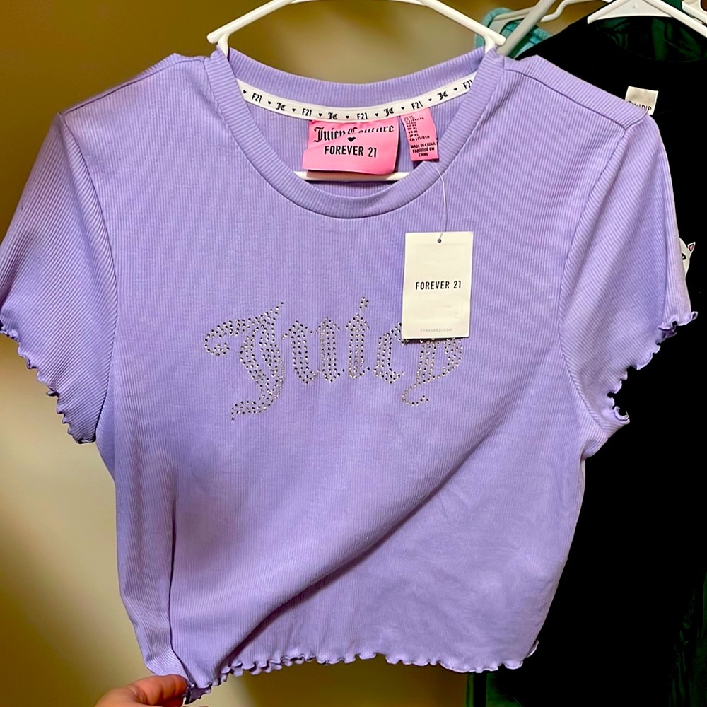 BNWT juicy x forever 21 baby tee